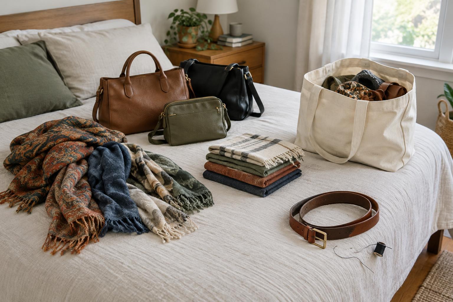 How to Sort Scarves, Belts, Bags, and Other Accessories